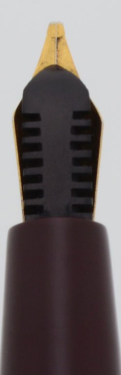 Onoto Fountain Pen (1940-50s) - Burgundy, Piston Filler, Steel